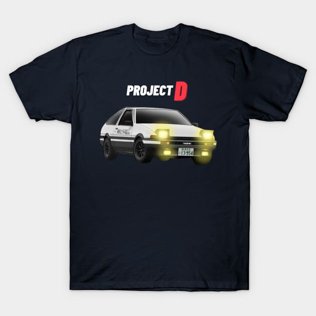 Project d Initial d T-Shirt by MOTOSHIFT